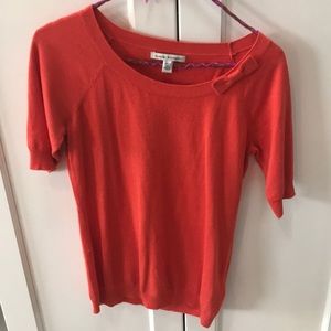 Orange Banana Republic top Petite size small